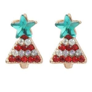 Christmas Tree Stud Earrings